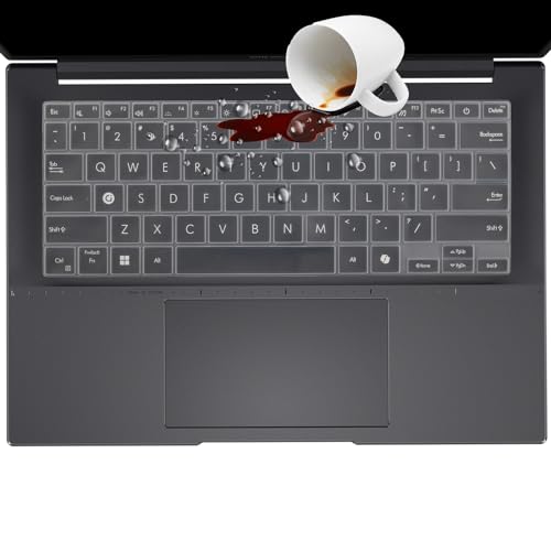 Protector teclado para ASUS VivoBook M5406 S5406 14" 2024 miniatura 6