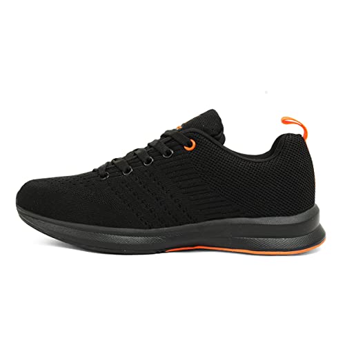 Image of TRACER Men's Running Shoes Stylish & Comfortable EVA with Rubber Sole, Lightweight Knitted Upper, Breathable Design, Secure Fit for Running, Training & Walking, Size 6 to 11UK