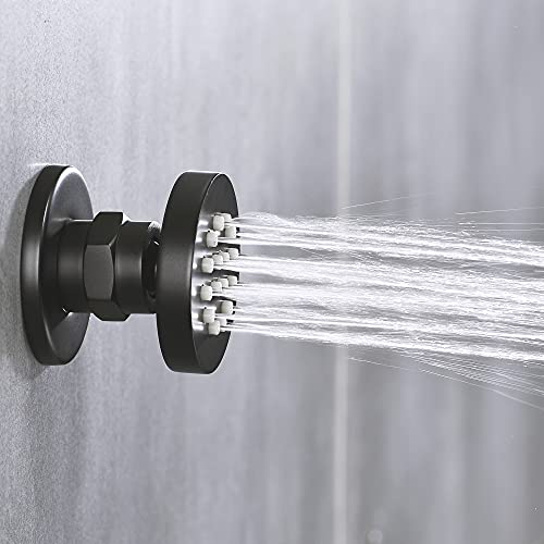 Ensemble de douche réglable en laiton avec jet de massage mural - 5