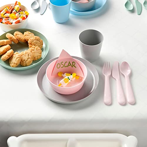 Image of Ikea Kalas 901.929.62 18-Piece BPA-Free Flatware Set, Multicolored