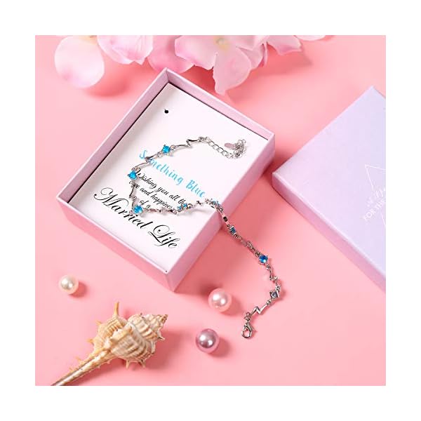 Something-Blue-Bride-Anklet-Wedding-Gift-for-Bride-Bridal-Shower-Gift-Gift-Box-Packaged-Blue-Anklet Something Blue Bride Anklet, Wedding Gift for Bride, Bridal Shower Gift, Gift Box Packaged (Blue Anklet)