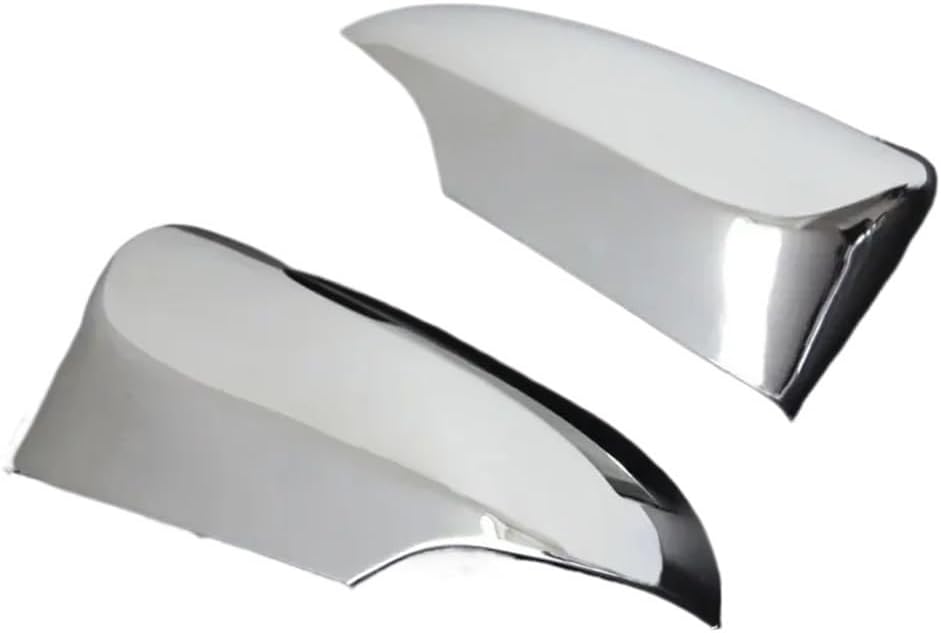 Rear View Mirror Cover Case Cap ABS Side Mirror Cover For Toyota For Yaris For Sedan 2018 2019 2020 2021 Accessories For VIOS 2019 Car Exterior Parts(Chrome)