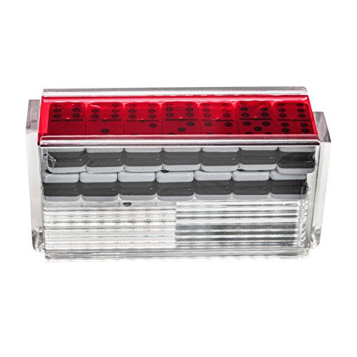 Juego de Dominó Jumbo Doble Seis con Bandejas y Racks miniatura 2