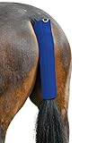 Horse-Tail Guard Protector Equine Shield Wrap Non-Slip Breathable Neoprene Equestrian Protection Standard Size (Blue)