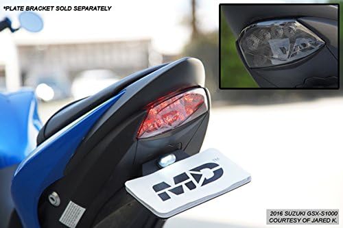 Integrated Sequential LED Tail Lights Smoke Lens for 2016-2020 Suzuki GSX-S1000 2018-2022 GSX-S750
