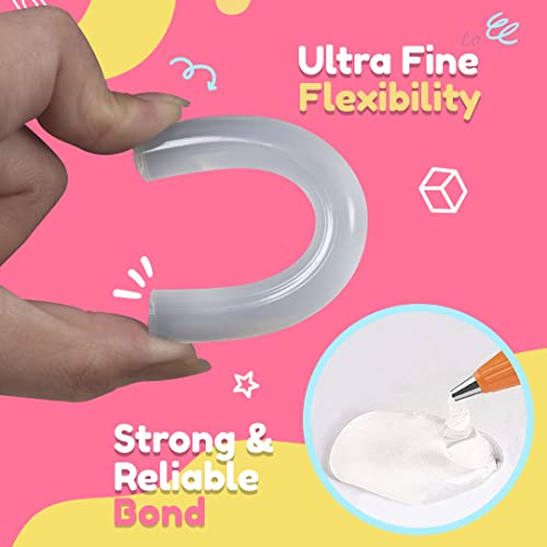 Mini Hot Glue Gun Sticks (Bulk Pack of 200) - 4" Length, 0.27" Diameter - Multi-Purpose for DIY Art, Crafts, Home Decoration, Sealing, and Repairing - Compatible with Most Glue Guns - Image 3