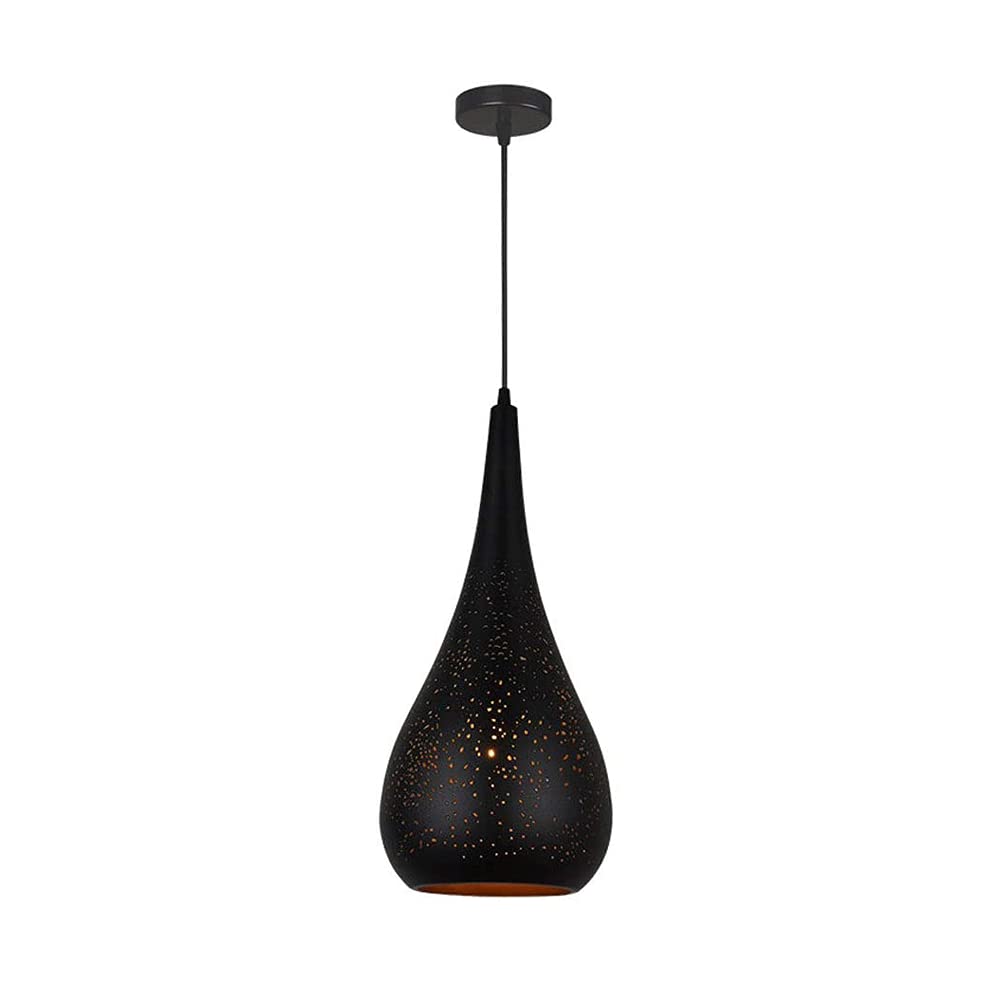 Lámpara colgante industrial vintage de metal monobloc para techo de comedor 8