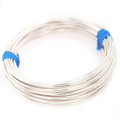 Image of 925 Sterling Silver Wire, 20 Gauge, Round, Half Hard, 50FT by CRAFT WIRE