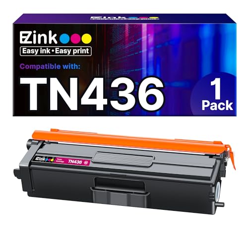 Brother TN436 Magenta E-Z Ink : cartouche idéale pour les impressions de rapports de bureau