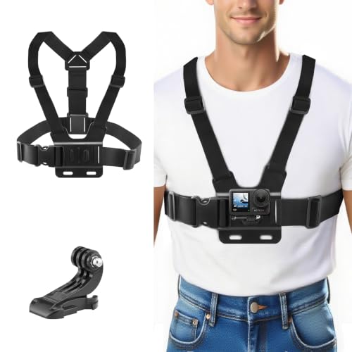 GEEKAM 9-in-1 Chest & Head Mount Kit for GoPro, iPhone, DJI - Image 5