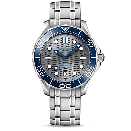 Pagani Design Stainless Steel Analog Mens Watch (Black Dial Seamaster Bracelet Colored Strap) (B09TVV2JCZ) Amazon Price History, Amazon Price Tracker