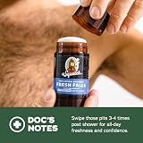 Dr. Squatch Naturalny dezodorant dla mężczyzn – Alpine Sage & Fresh Falls – neutralizuje zapachy, bez aluminium (pałeczka 75 g, 2 sztuki)
