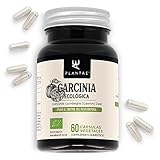 GARCINIA EN CÁPSULAS: ofreciendo siempre la máxima calidad, Garcinia Bio de PLANTAE se presenta en cómodas cápsulas vegetales de extracto seco de fruto de Garcinia procedente de agricultura ecológica titulado al 60% en HCA (ratio 5:1 equivalente a 4.17g de fruto de Garcinia). Asimismo, nuestro producto es libre de alérgenos y no ha sido irradiado ni contiene OMG. Recomendamos la toma de 2 cápsulas al día (equivalente a 834 mg de extracto seco de fruto) durante las comidas.