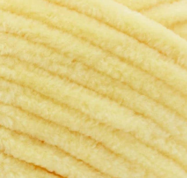 Image of Premier Yarns Parfait Chunky Chenille 3.5 Oz 6 Super Bulky Weight 3 Pack Bundle with Bella's Stitch Place Holders (Sunshine)