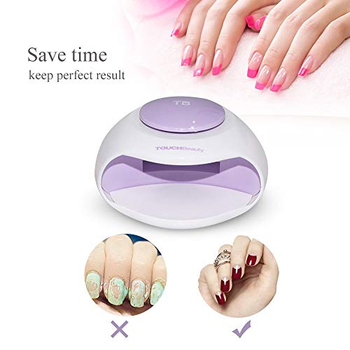 image for Portable Nail Dryer with Fan & LED Light by TOUCHBeauty Upgraded Non-B