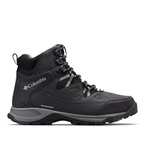 Columbia Mens Liftop III Waterproof Snow Boot, Black/Titanium Grey Steel, 13