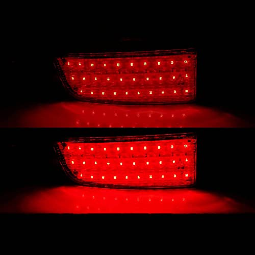 2 Peças Refletor De Pára Choques Traseiro Led Luz De Freio Vermelha Para Mercedes Sprinter W906 2006