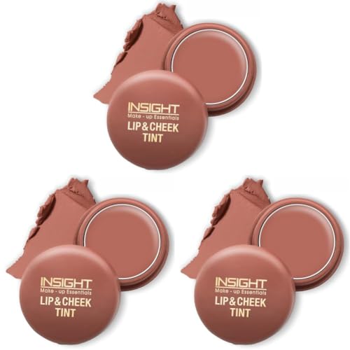 Image of INSIGHT Lip and Cheek Tint - Irish Cream (3 g) Matte Finish | Enriched with Vitamin E for Nourishment | Long-Wearing | Multipurpose Tint for Lips & Cheeks | Lightweight Formula, Smooth Application | Suitable for All Skin Types
