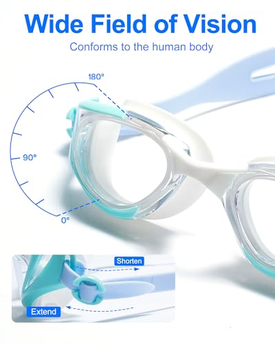 Image of Swim Goggles, Super Clear View,Goggles Swimming Adult, Suitable for All Kinds of Swimming Programs