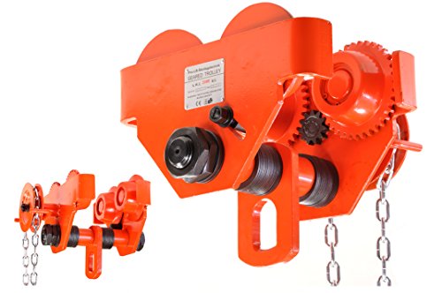 Pro-Lift-Montagetechnik 2000kg Laufkatze, schwere Ausführung, mit Getriebe + Haspelkette, N, 01219