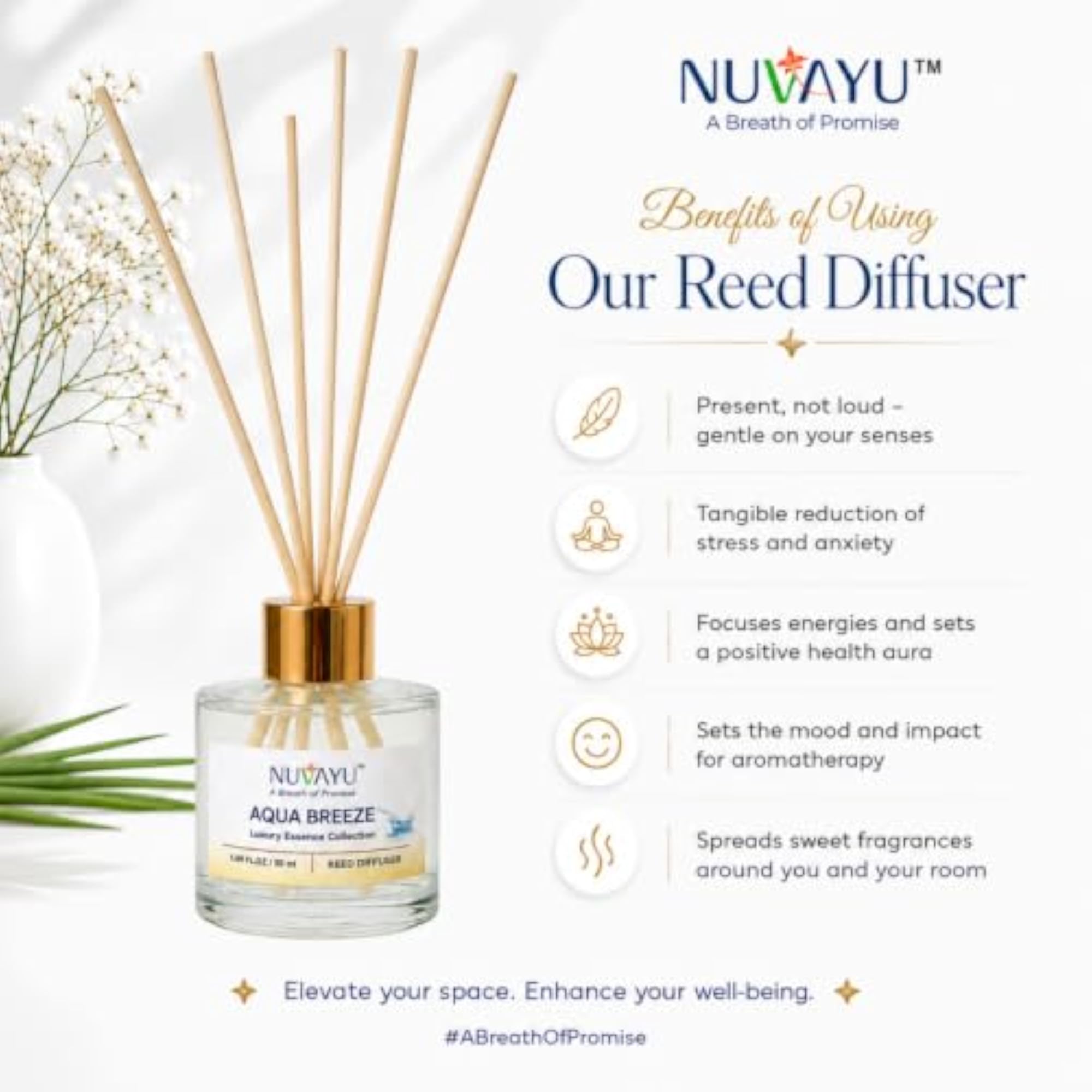 Aqua Breeze Reed Diffuser 50ml