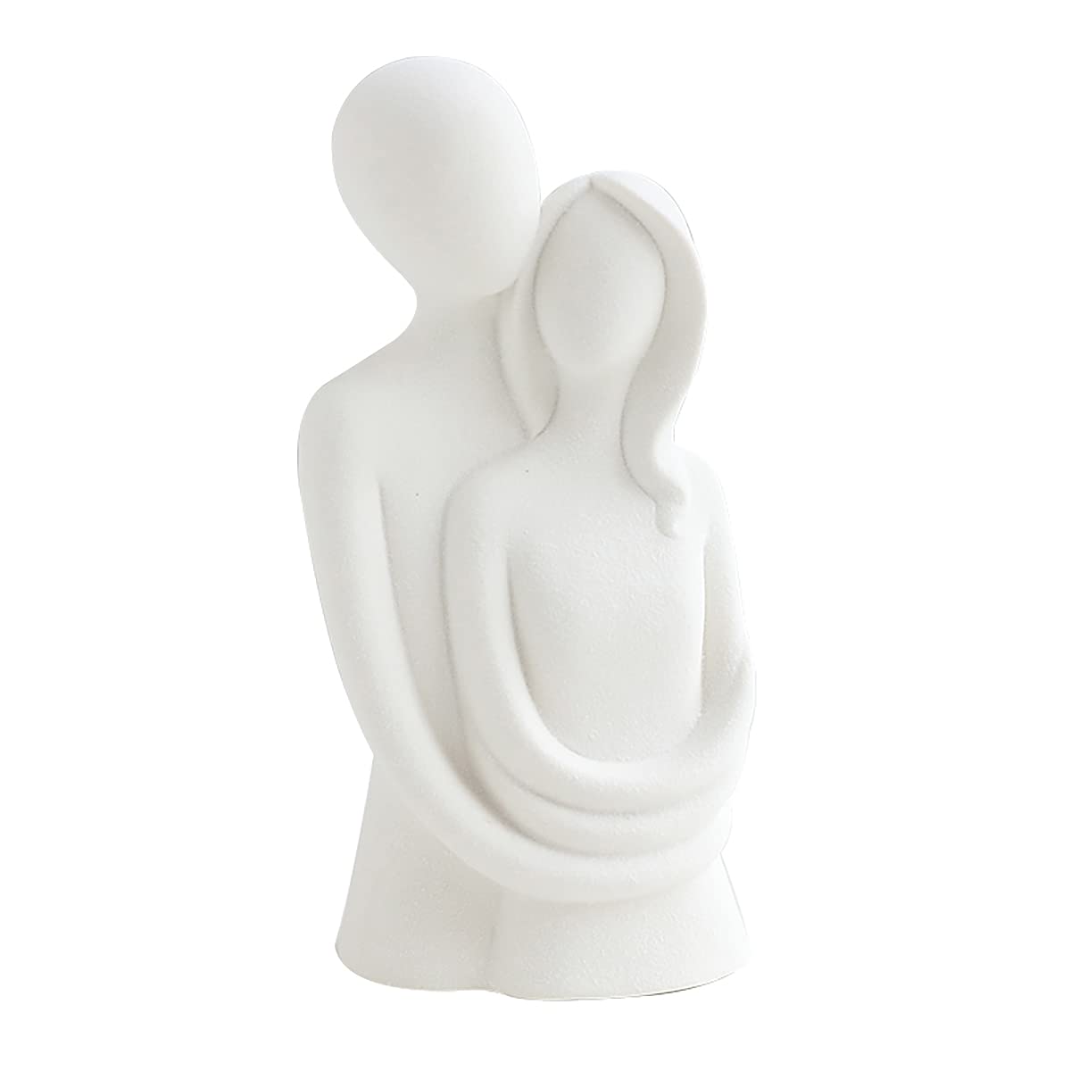 Figurine couple sculpté en céramique pour briser la monotonie du bureau