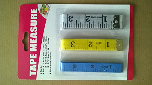 Tape Measure 3 Piece Set