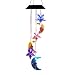 Lainin Solar Wind Spinner Color Changing Star Moon Wind Chime Light Mobile For Home Outdoor Garden Christmas Decoration