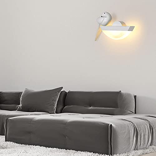 Iluminación de pared LED de pájaro con aplique moderno para dormitorio 7