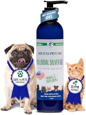 HOLISTIC PET CARE Colloidal Silver Gel – Natural Healing Gel for ...
