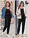Ekouaer Jumpsuits for Women Casual Sleeveless 2026 Summer Romper Dressy Vacation One Piece Outfits Fashion Travel Clothes Black L