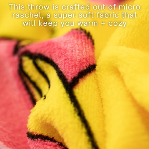 Franco Pokemon Anime Pikachu And Eevee Kids Bedding Super Soft Micro Raschel Throw, 46 In X 60 In, (Official Licensed Product) #TOP2