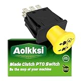 AOLKKSI 10 AMP Upgrade Blade Clutch PTO Switch Compatible with John Deere AM131966 L120 L130 D140 D150 D...