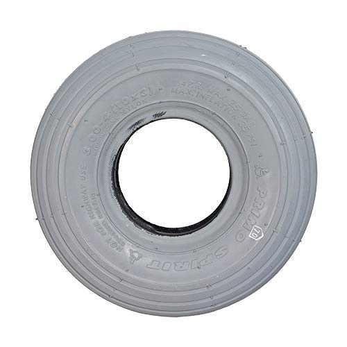 Alveytech 3.00-4 (10"X3") Mobility Tire And Inner Tube Sets With Ribbed Tread (Set Of 2) #TOP2