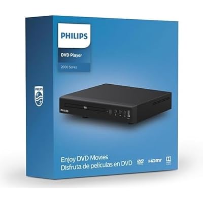 Philips EP200 Multi Zone Region Free DVD Player - 1080P HDMI - PAL/NTSC Conversion - USB 2.0 - A/V Output & Remote Control