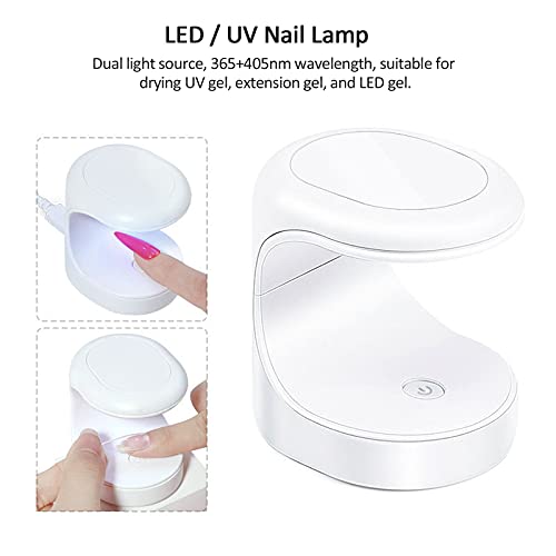 Montloxs Mini UV LED Lampada per unghie Gel Polish...