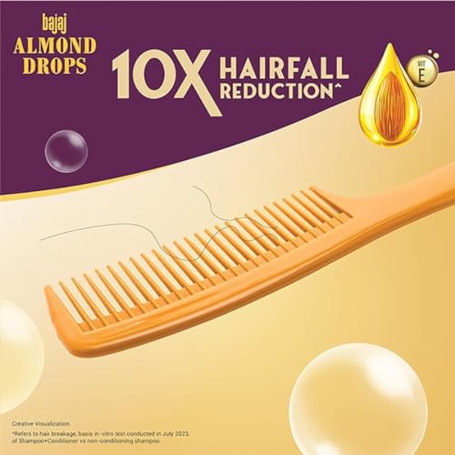 Bajaj Almond Drops Anti Hairfall Shampoo 340ml (Pack of 2)
