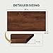 Bme Acacia Butcher Block Countertop, Walnut Acacia Wood Table Top for DIY Island/Kitchen Countertop/Workbench, 48