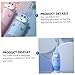 PLAFOPE Boy Girl's Sonic Electric Toothbrush Set Frequency Soft Bristles for Tender Gums Colorful Light Feature Toothbrush Kit No Battery Included