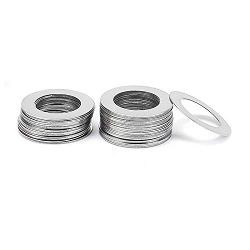 Arandelas planas para reparación de maquetas y hogar acero inoxidable 304 M3 50 pzas 4