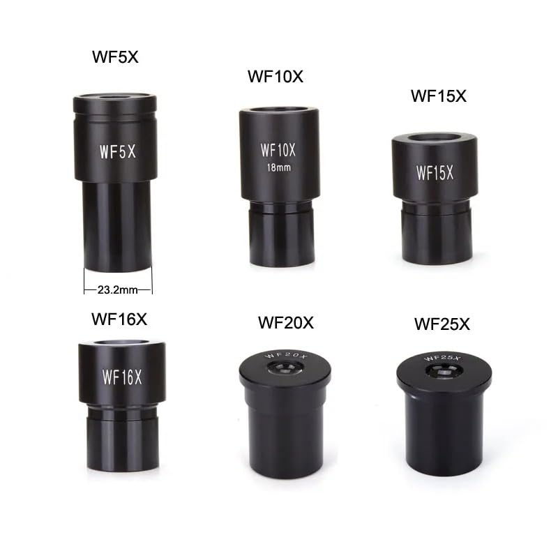 Oculare for microscopio Biologico WF5X WF10X WF15X WF16X WF20X WF25X Accessori for Lenti for microscopio Obiettivo grandangolare Monoculare Oculare(WF16X with Reticle)