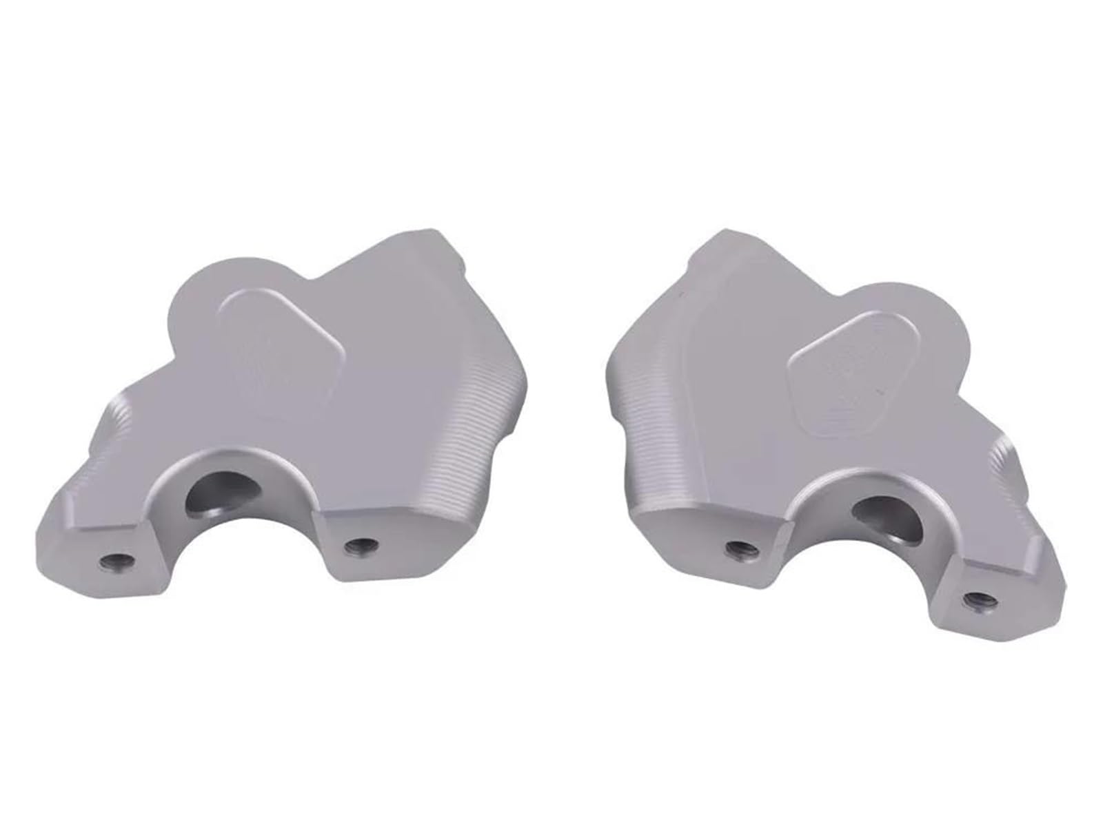 para R1300GS para R1300 para GS para Adventure para ADR1300 para GS 2023-2025 Elevador Manillar Abrazadera Montaje Manillar Elevación Moto Manillar Riser(Silver)