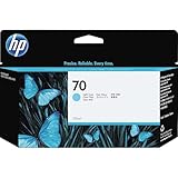 HP 70 Light Cyan 130 Ml Ink Cartridge Use In Selected Hp Designjet Printers.