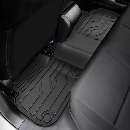 KARPAL Floor Mats for Honda Civic 2022-2025 2026 Sedan (Not Fit Hatchback), All Weather Protection TPE Floor Liners Accessories Car Mats, Front & 2nd Row & Cargo Liner