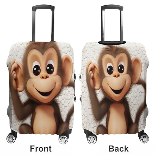 Housse de protection valise motif singe pour voyager serein - 3