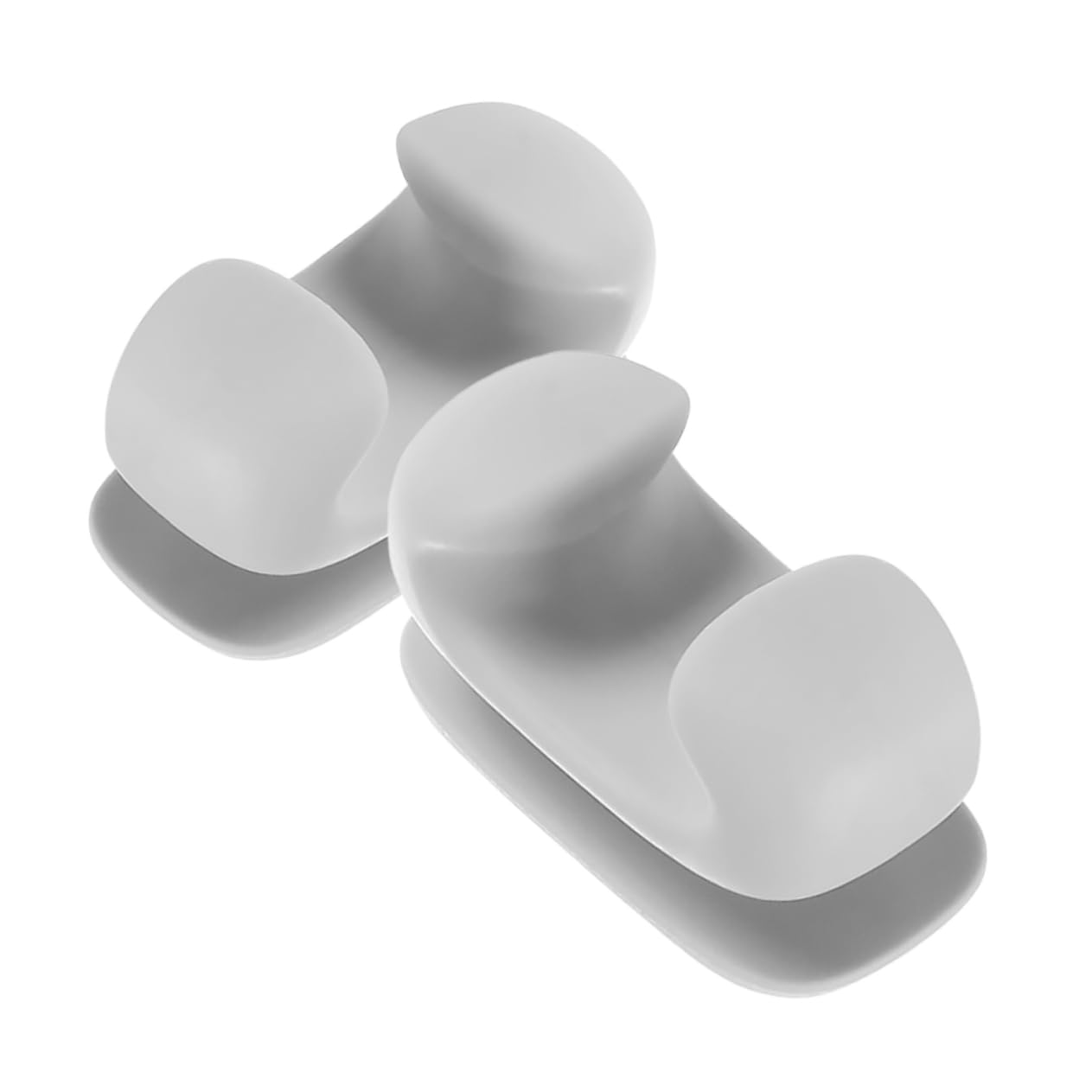 Cabilock 2pcs Adhesive Rice Spoon Holder for Easy Access Silicone Utensil Storage Rack No Drilling Required Modern Kitchen Accessory Versatile Placement for Rice Cookers Utensils