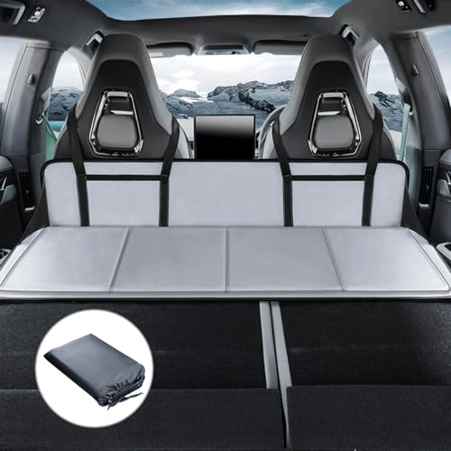 Yixintech 車中泊 マット 車用ベッド 後部座席エアーベッド 间隙 折りたたみ式 コンパクト収納 カーマットレス 車載ベッドキット 背もたれ付き 車内泊 グッズ カー用品 (グレー,大きいサイズ)