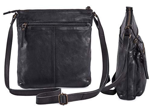 Wise Owl Accessories Small Crossbody Bags for Women Real Leather Purse Handbags Crossover Over the Shoulder Pocketbook3