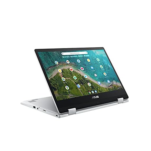 ASUS Chromebook Flip CM1400FXA-EC0021 - Portátil 14" Full HD, Táctil y Convertible (AMD 3015Ce, 4GB RAM, 64GB eMMC, Radeon Graphics, Chrome OS) Plata - Teclado QWERTY Español