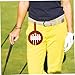 POPETPOP 1set Golf Tee Carrier Waist Pouch Two-Sided Leather Storage Bag for Easy Access to Golf Tees for Go Players